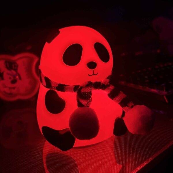 Cute Panda Touch Silicon Lamp - Image 4