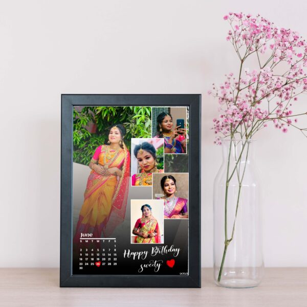 Personalized Photo Collage Birthday Calendar Frame 8*12 inch🎂🖼️ - Image 4